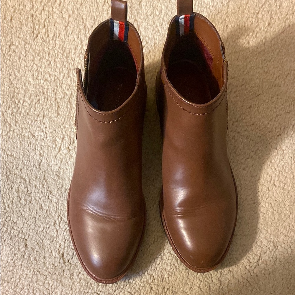 Tommy Hilfiger Brown Ankle Boots